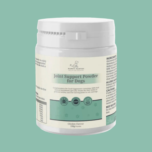 Joint Support Powder for Dogs - Glucosamine, Chondroitin, MSM Powder for Mobility & Comfort - All Ages - 150g Chicken Flavour