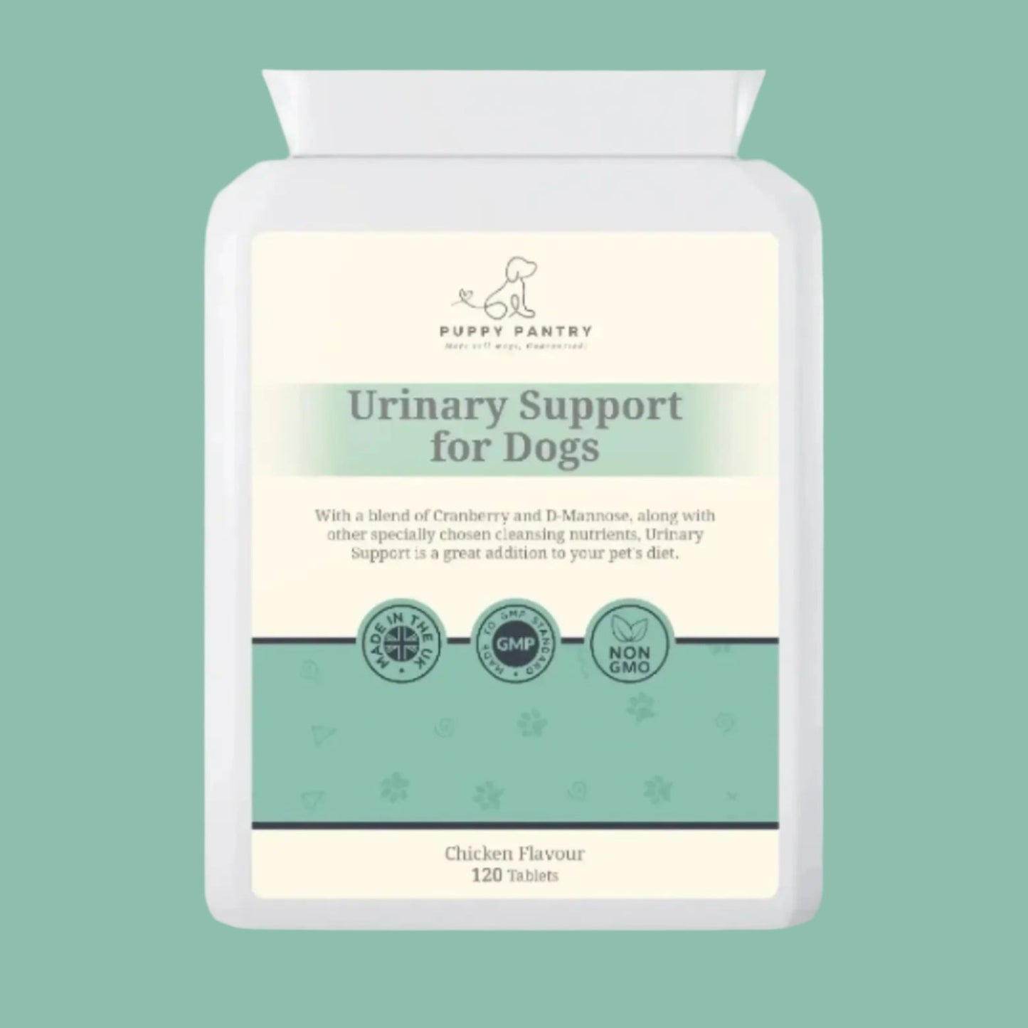 Dog Incontinence & UTI Support Tablets - Bladder Control, Kidney Support & Urinary Tract Health - Natural Supplements with Cranberry & D-Mannose