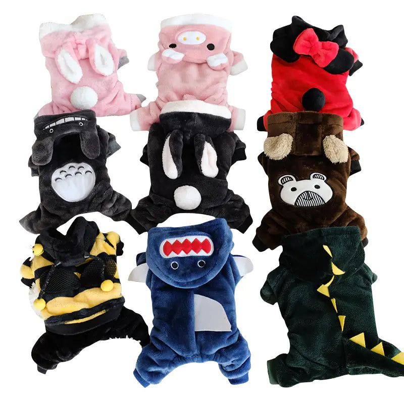 Thick Winter Clothes for Small Dogs and Cats