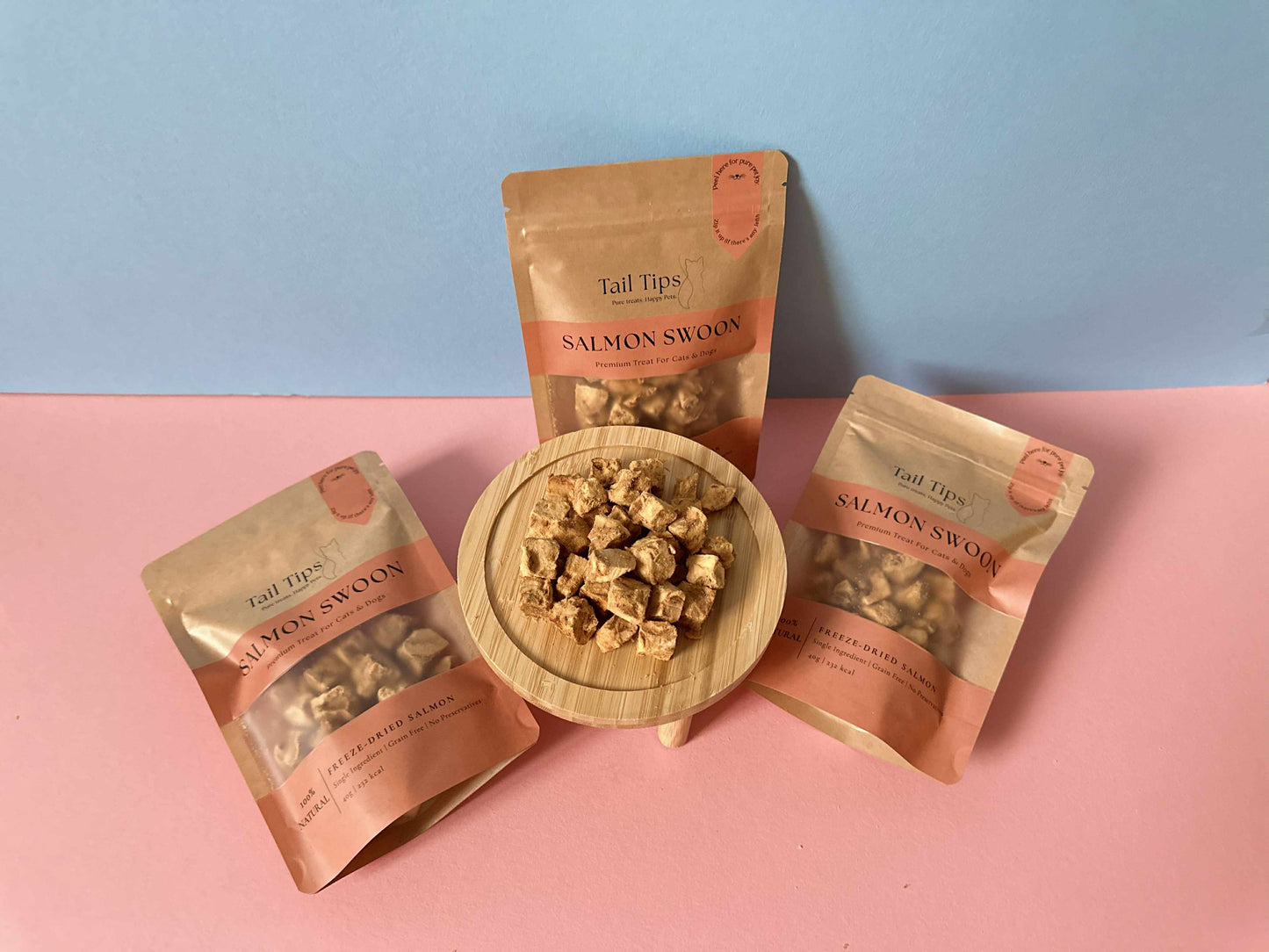 "Salmon Swoon" 100% Freeze-Dried Salmon- 40g Pouch