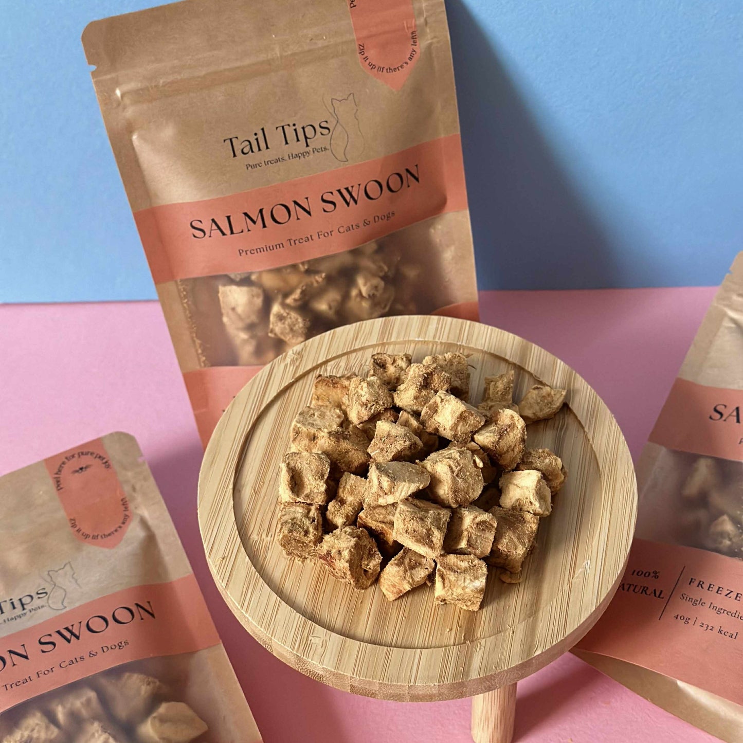 "Salmon Swoon" 100% Freeze-Dried Salmon- 40g Pouch