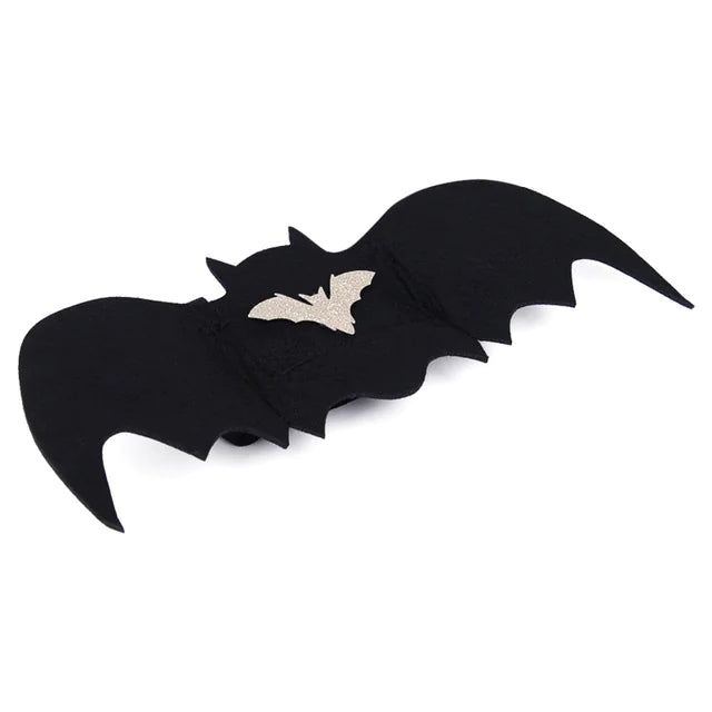 Halloween Pet Leash with Felt Bat Costume Design