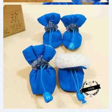 Non-Slip Pet Shoes for Teddy Dogs - Waterproof Booties