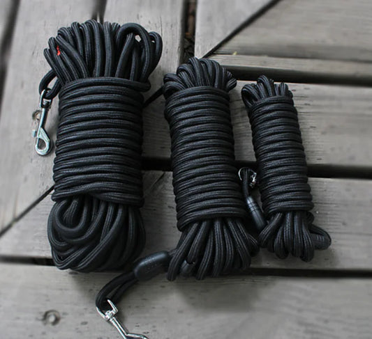 Long Round Rope Dog Leash Made of Strong Nylon