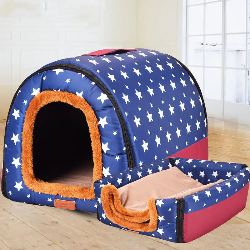 Portable Removable Washable Dog House for Big Breeds