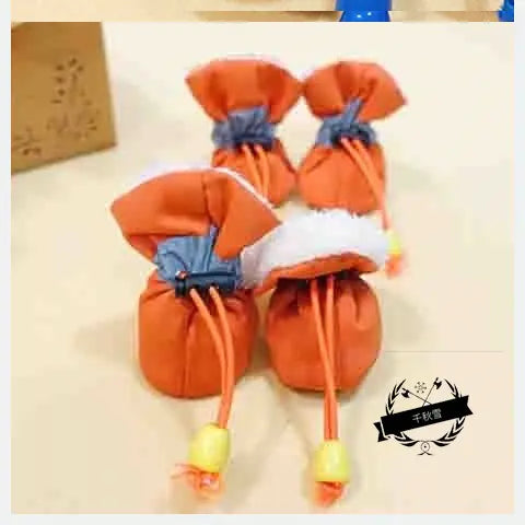 Non-Slip Pet Shoes for Teddy Dogs - Waterproof Booties