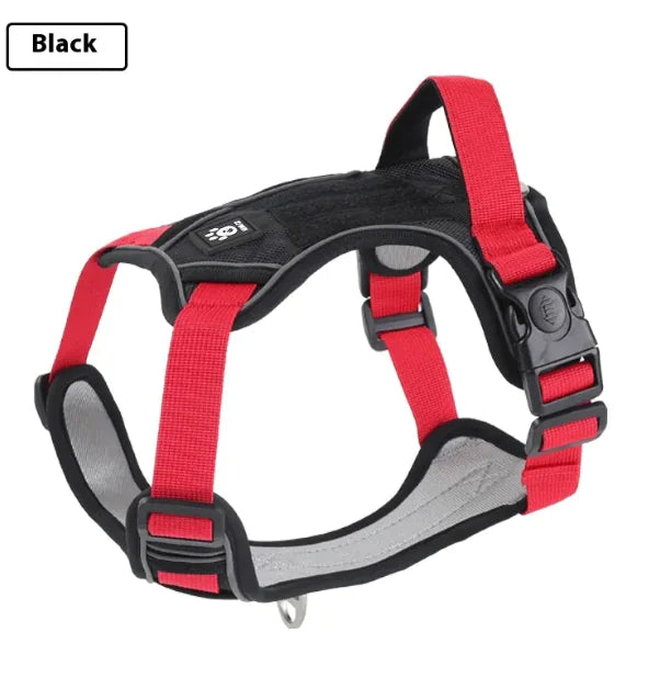 Adjustable Vest-Style Dog Harness for Medium and Large Dogs, with Optional Leash