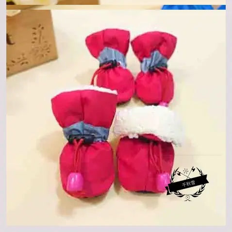 Non-Slip Pet Shoes for Teddy Dogs - Waterproof Booties