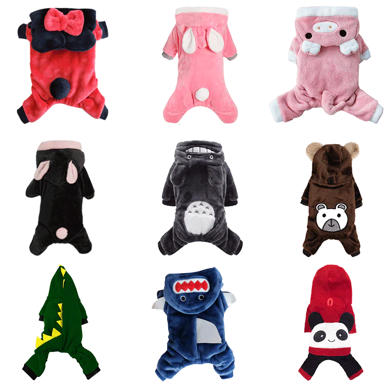 Thick Winter Clothes for Small Dogs and Cats