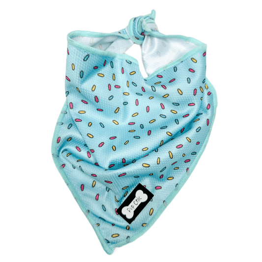 Sprinkles For Days Cooling Bandana - Blue