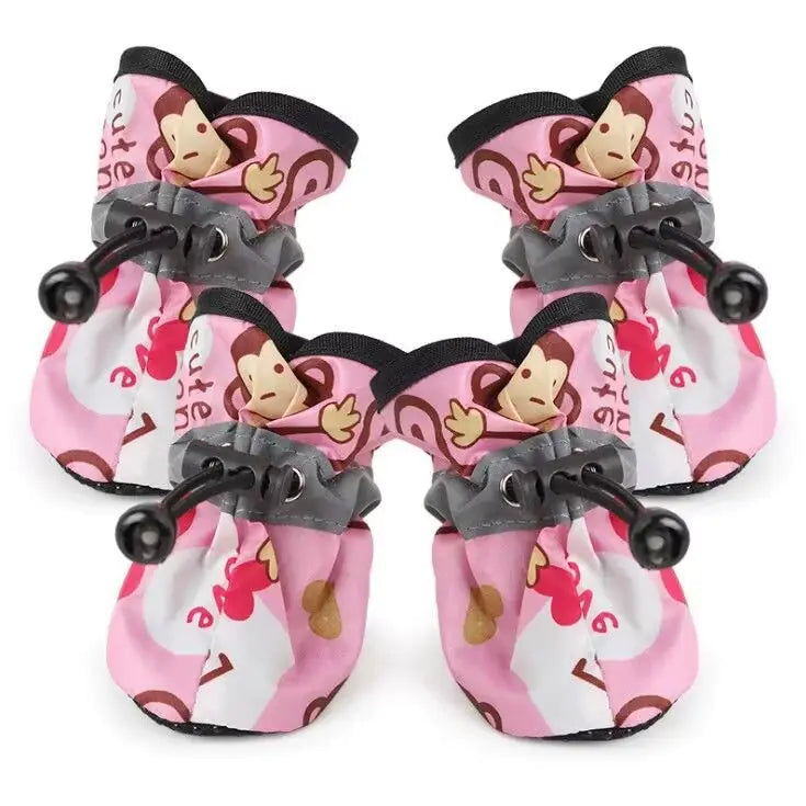 Non-Slip Pet Shoes for Teddy Dogs - Waterproof Booties