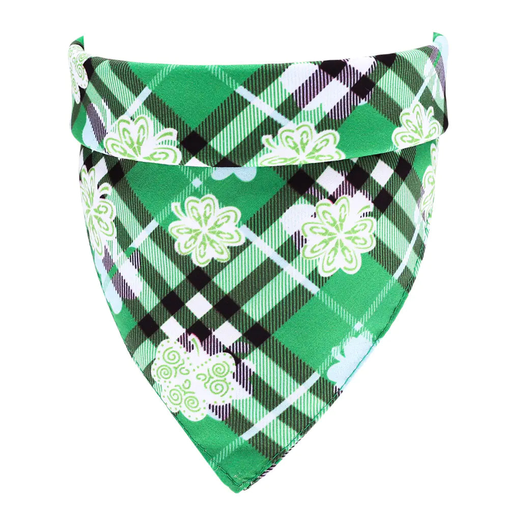Cotton Pet Bandana for Dogs and Cats in Green